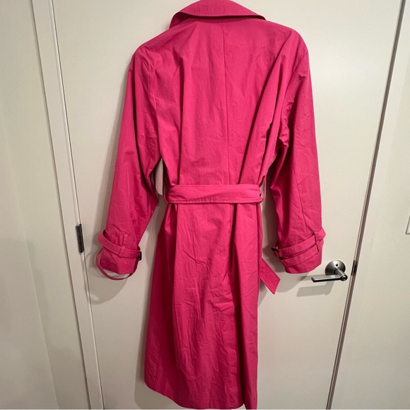 NWT NA-KD Pink Double Buttoned Trenchcoat - Picture 8 of 9